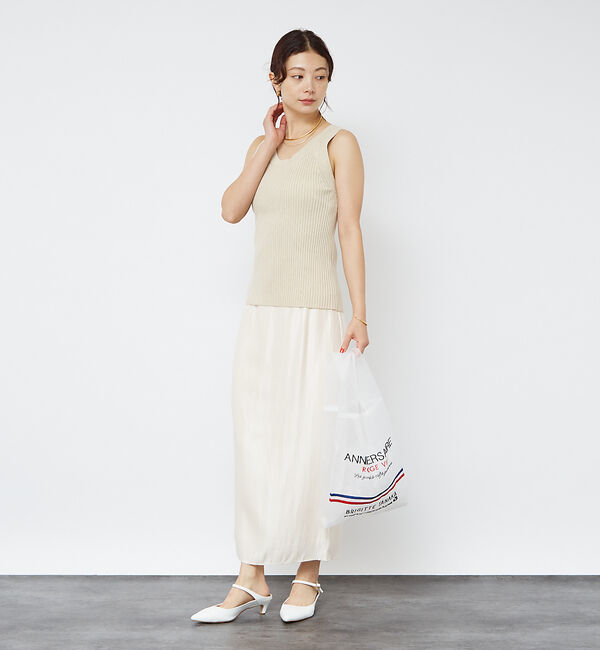 Rouge vif「【3サイズ展開】ソフトグリッターＩラインスカート」|スカート|