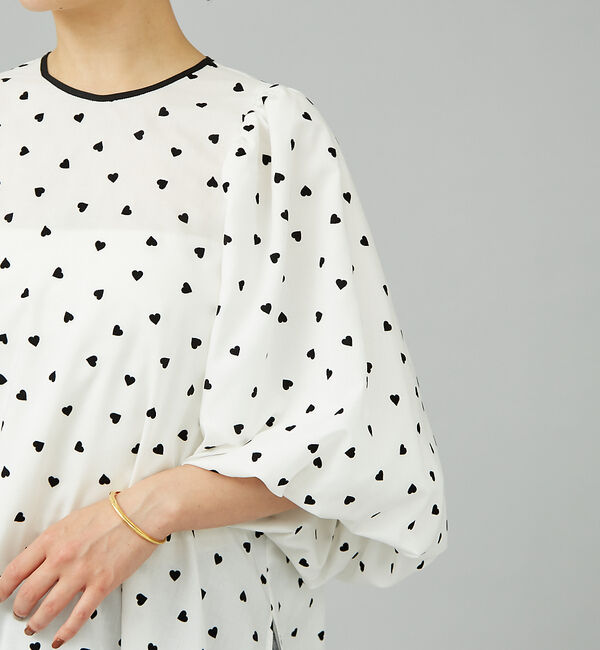 Rouge vif「ハートフロッキーブラウス」|シャツ・ブラウス|