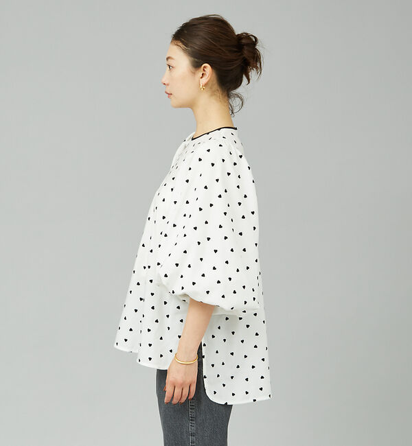 Rouge vif「ハートフロッキーブラウス」|シャツ・ブラウス|