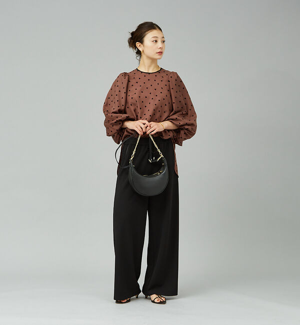 Rouge vif「ハートフロッキーブラウス」|シャツ・ブラウス|