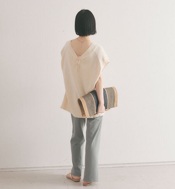 qualite「《セットアップ対応》2WAYストレッチセンターベンツパンツ」|その他|