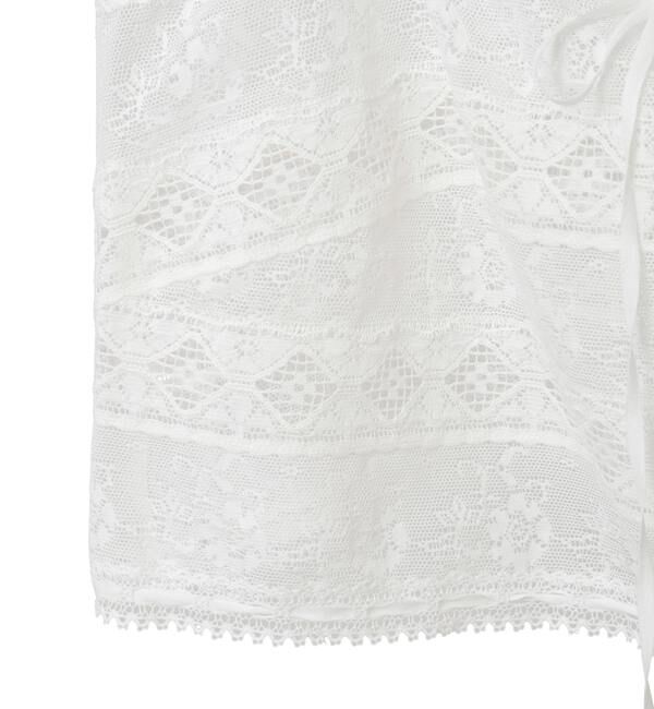 TIARA「【Bilitis dix-sept ans/ビリティス・ディセッタン】Lace Combination Camisole」|シャツ・ブラウス|