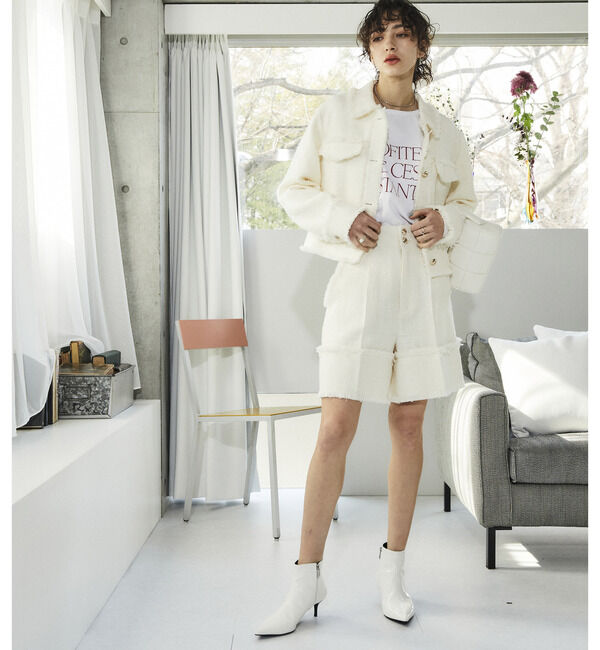 Soffitto「ツィードショー丈パンツ」|その他|