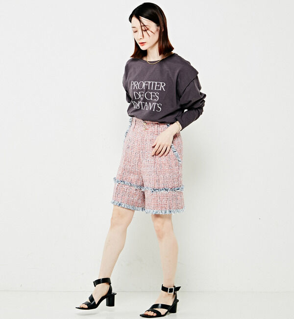 Soffitto「ツィードショー丈パンツ」|その他|