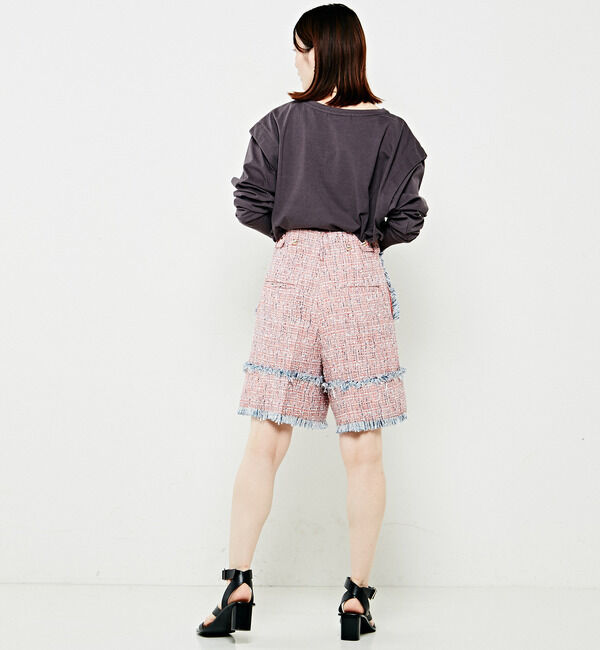 Soffitto「ツィードショー丈パンツ」|その他|