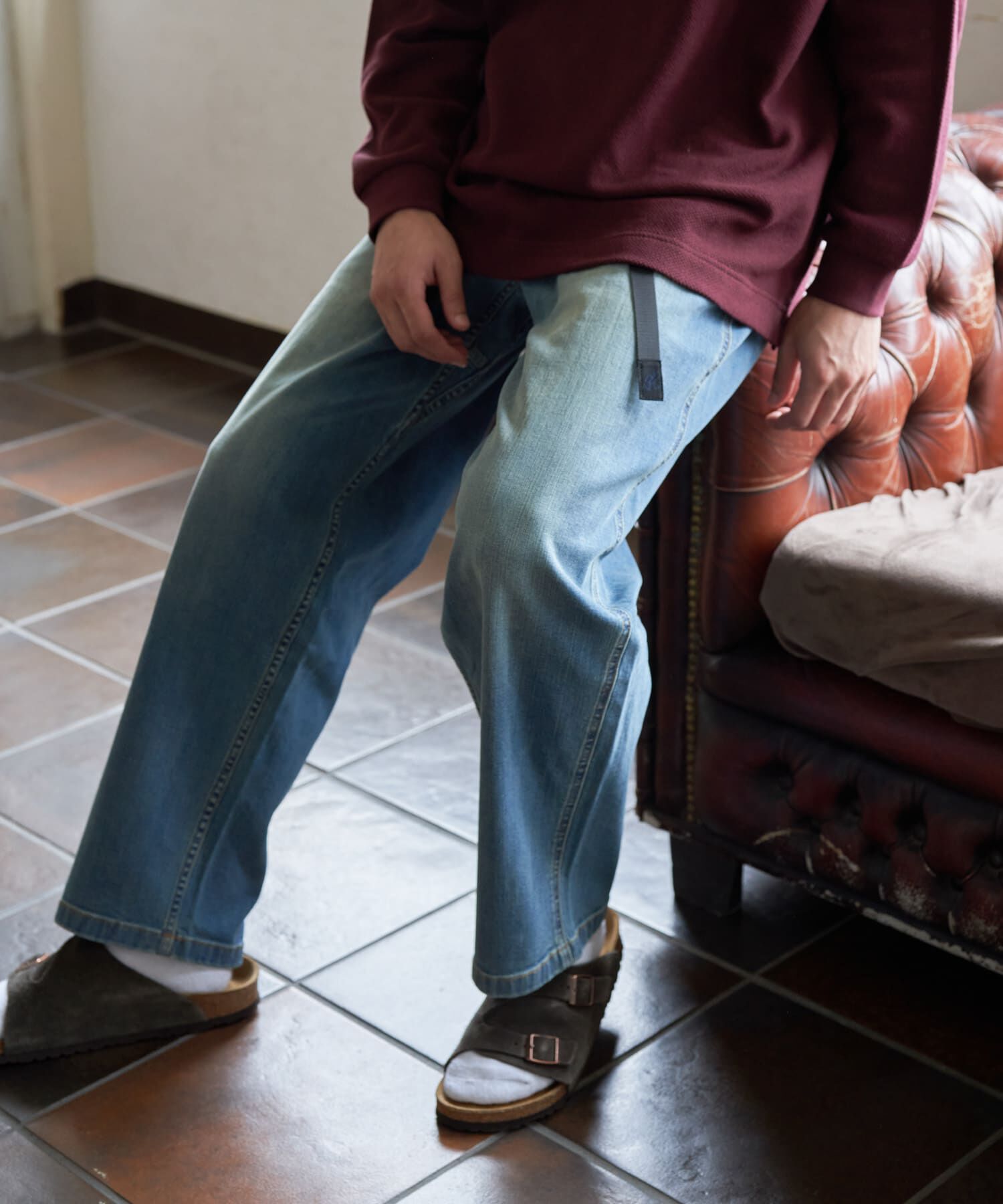 URBAN RESEARCH DOORS「『別注』Gramicci　Mountain Wide Pants」|デニム|