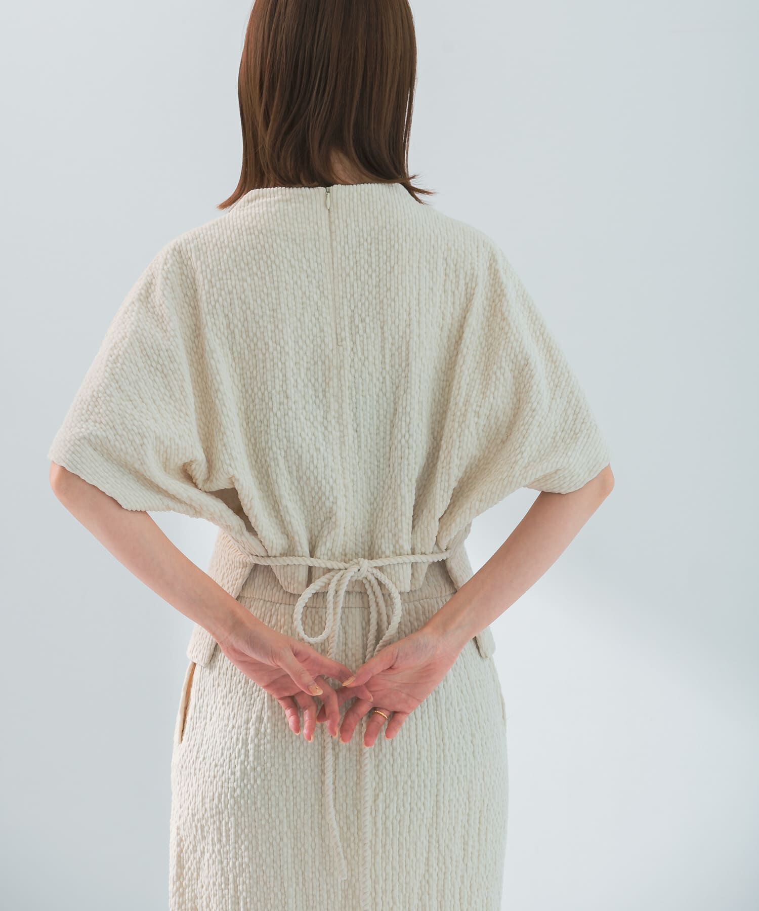 URBAN RESEARCH ROSSO「le　CORDUROY TIE BLOUSE」|シャツ・ブラウス|