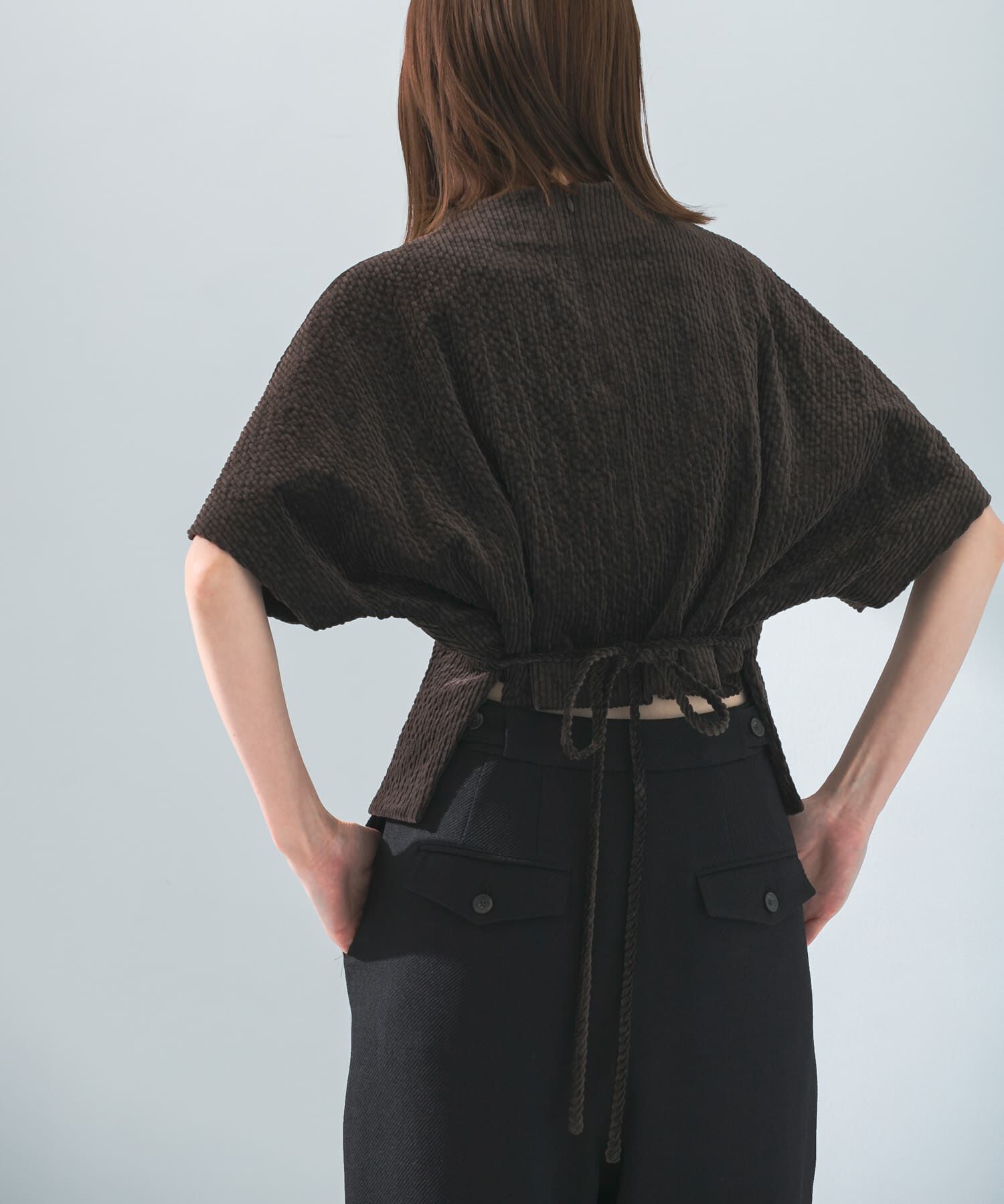 URBAN RESEARCH ROSSO「le　CORDUROY TIE BLOUSE」|シャツ・ブラウス|
