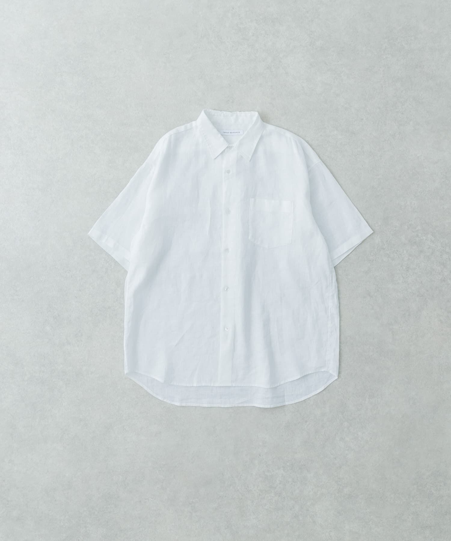 URBAN RESEARCH「LINEN SHORT-SLEEVE SHIRTS」|シャツ・ブラウス|ホワイト