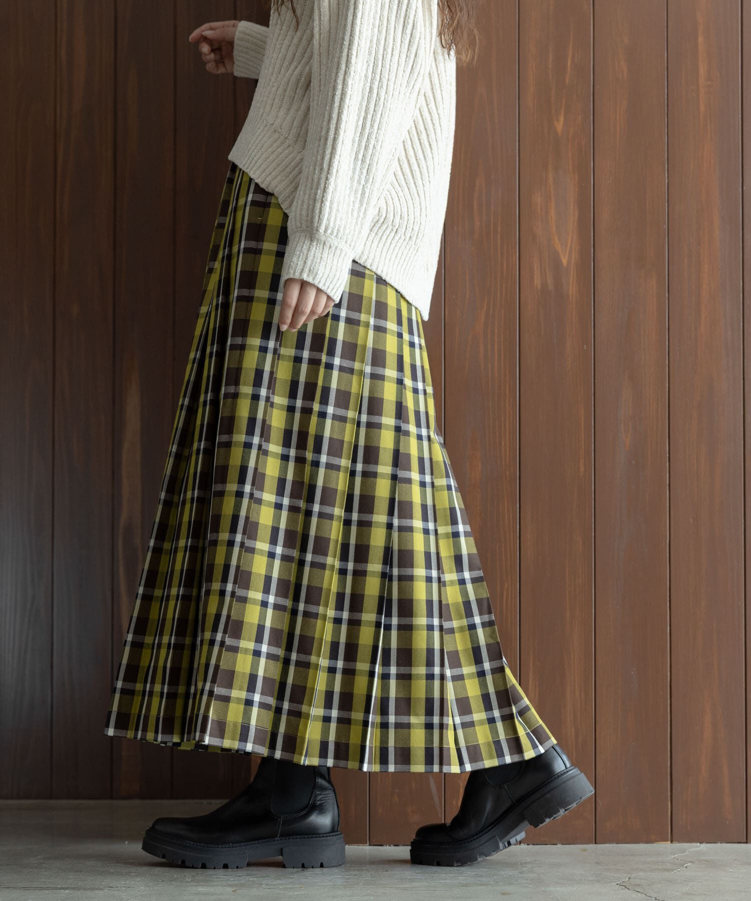 Sonny Label 「チェックプリーツイージースカート」|スカート|