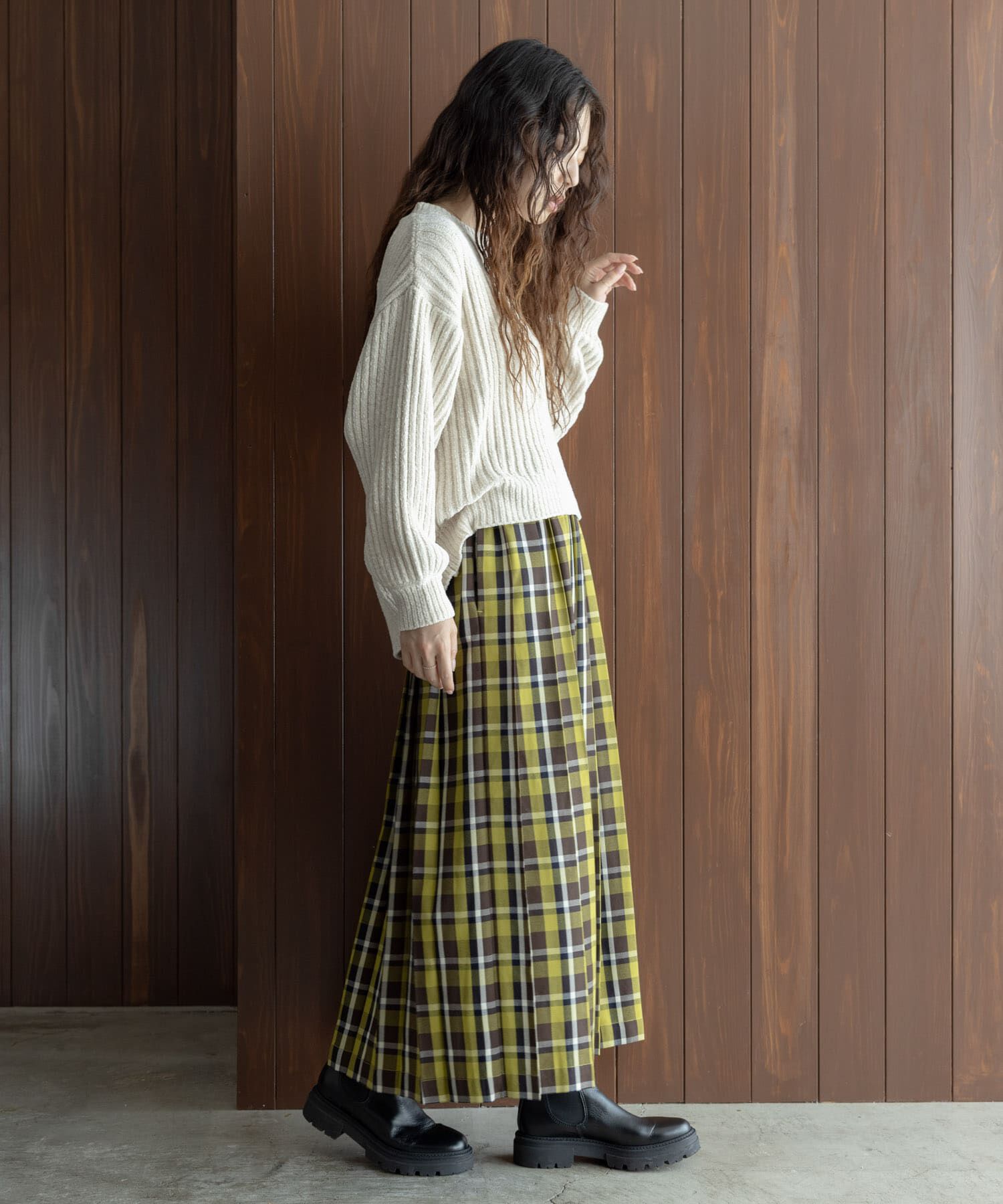 Sonny Label 「チェックプリーツイージースカート」|スカート|
