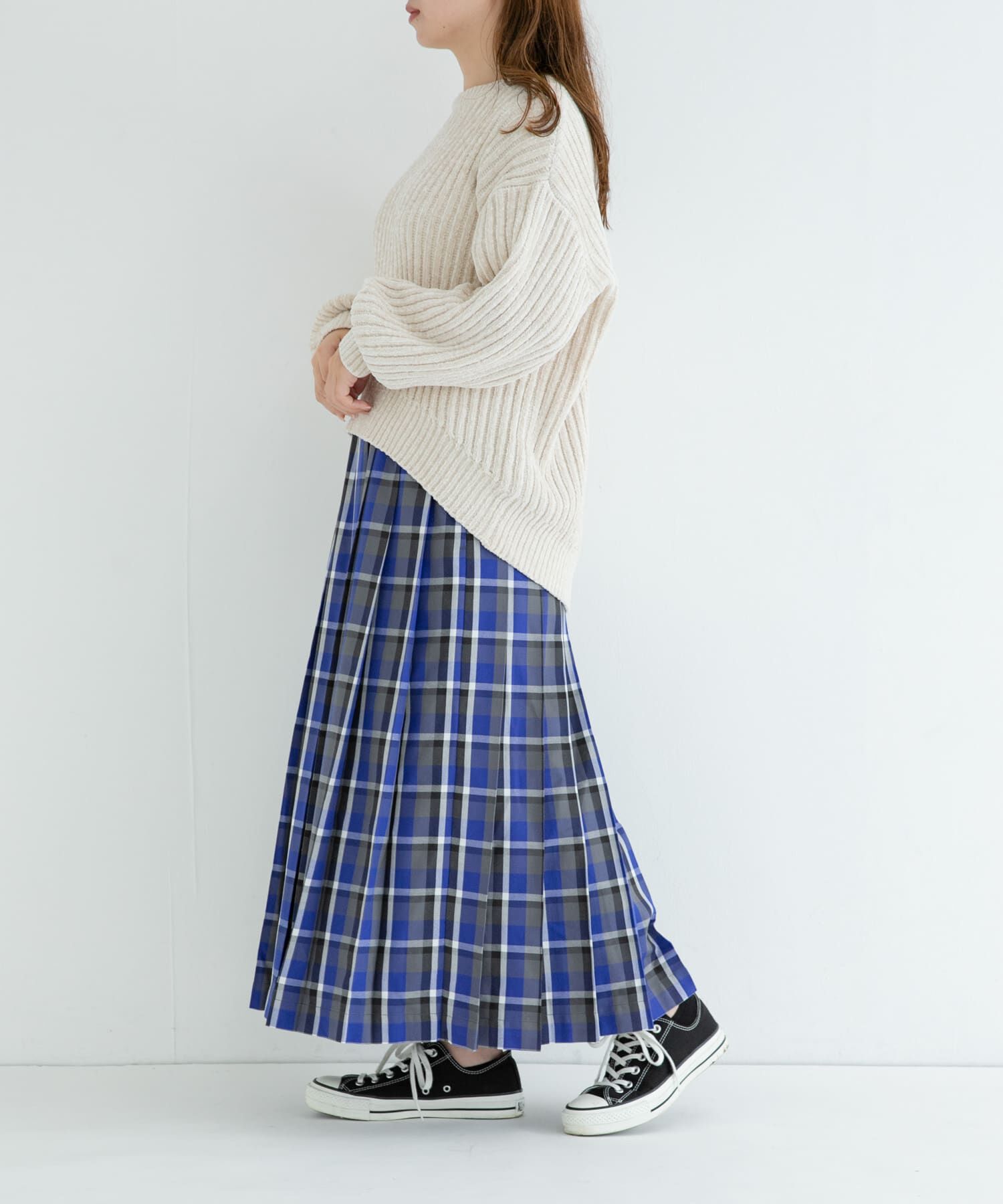 Sonny Label 「チェックプリーツイージースカート」|スカート|