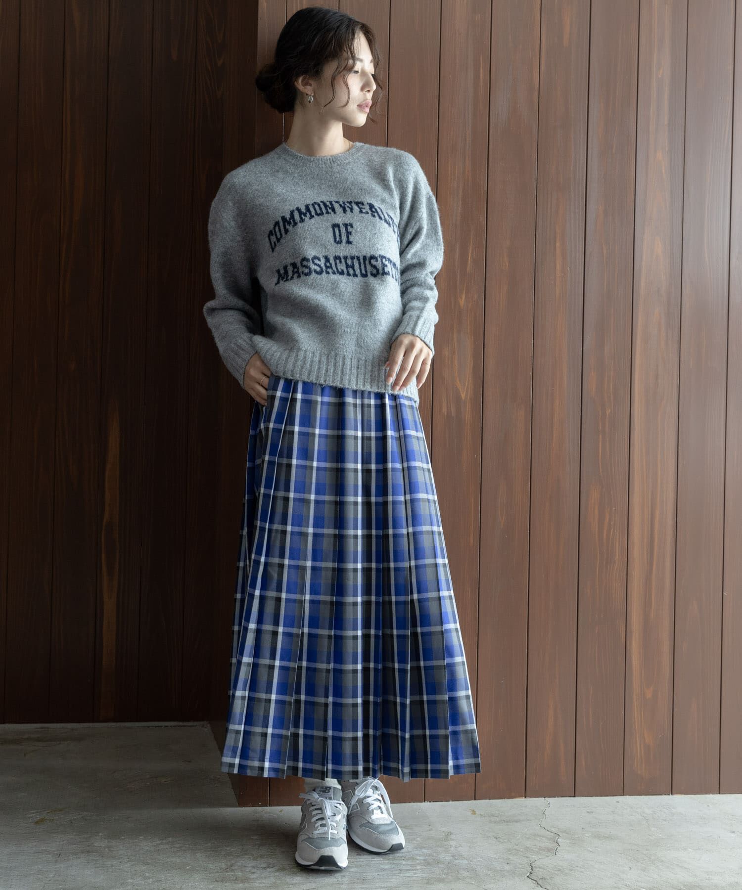 Sonny Label 「チェックプリーツイージースカート」|スカート|