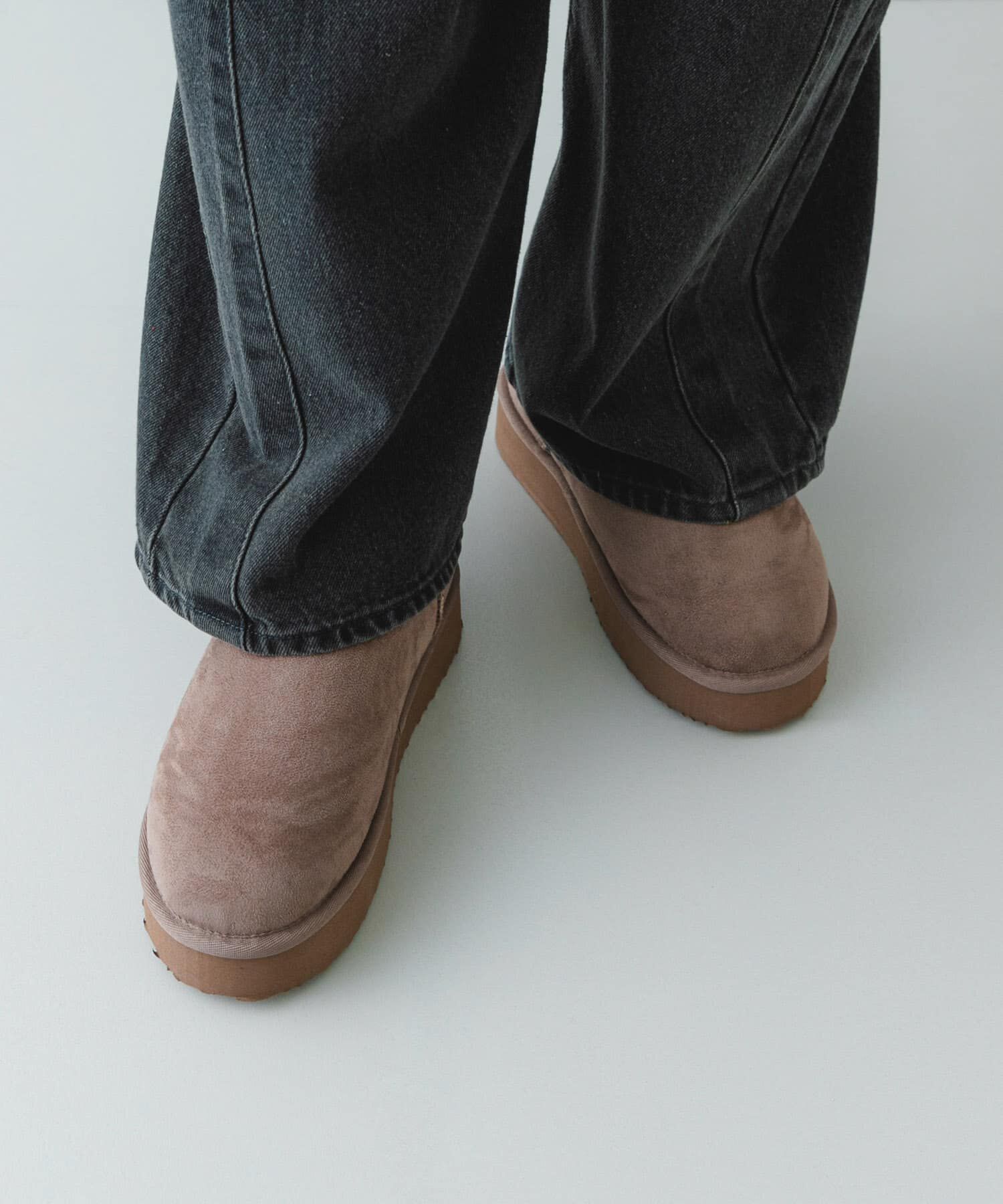 RODE SKO「撥水フラッフィームートンブーツ」|ショートブーツ|