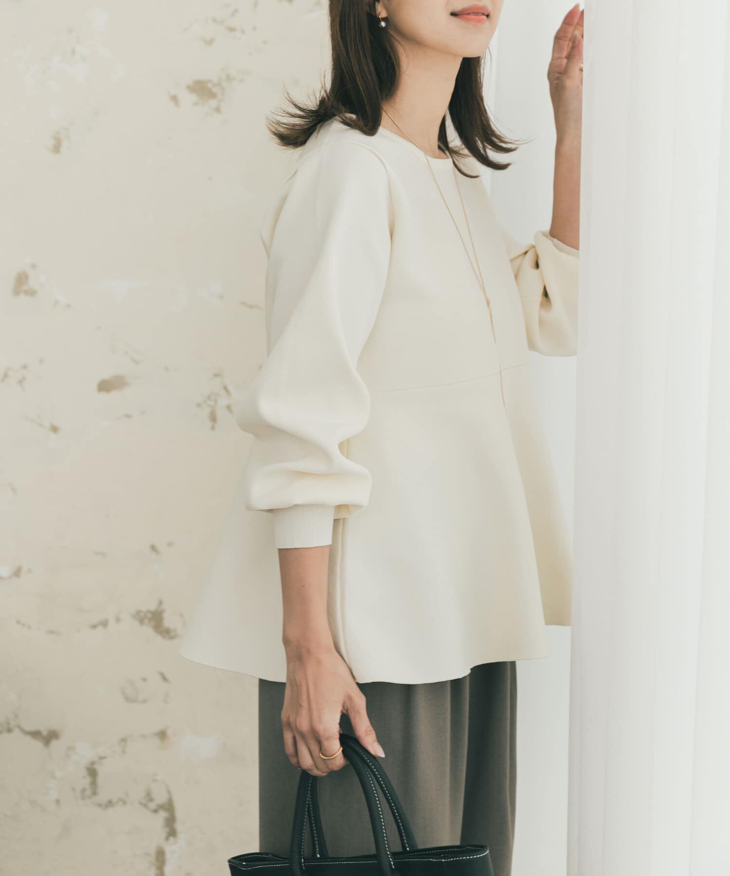 URBAN RESEARCH DOORS「ペプラムKNIT」|ニット・セーター|