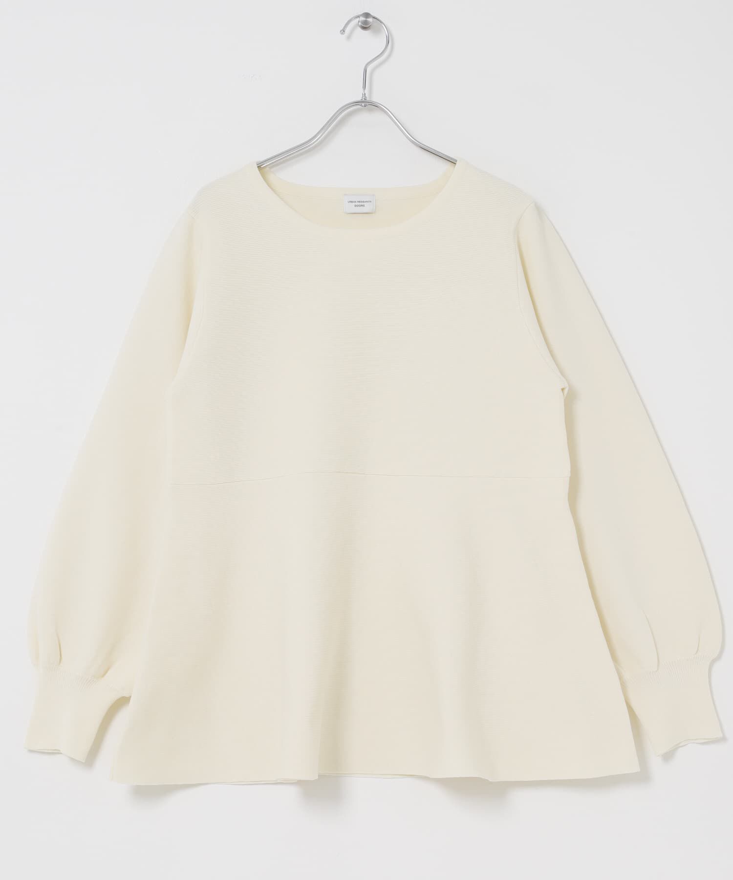 URBAN RESEARCH DOORS「ペプラムKNIT」|ニット・セーター|