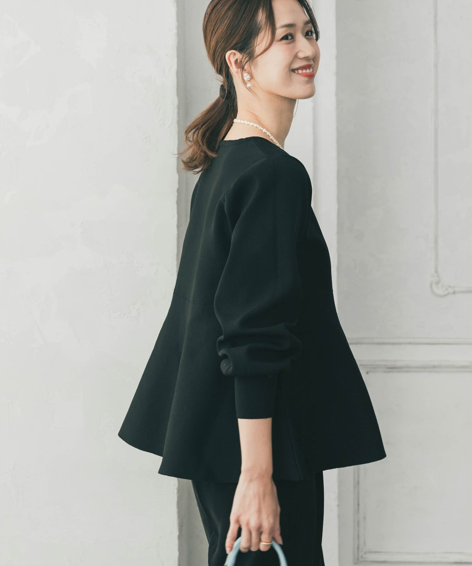 URBAN RESEARCH DOORS「ペプラムKNIT」|ニット・セーター|