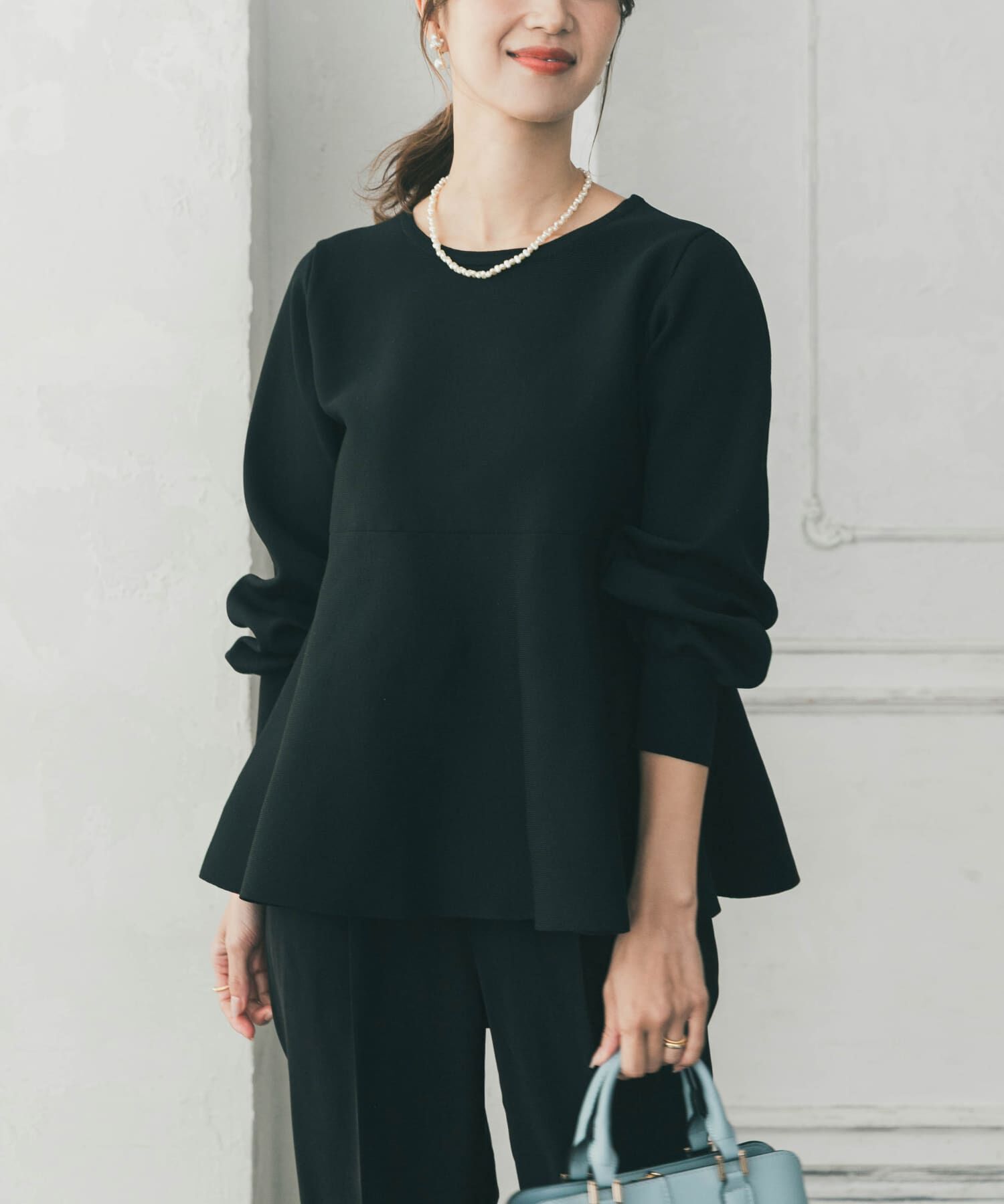 URBAN RESEARCH DOORS「ペプラムKNIT」|ニット・セーター|