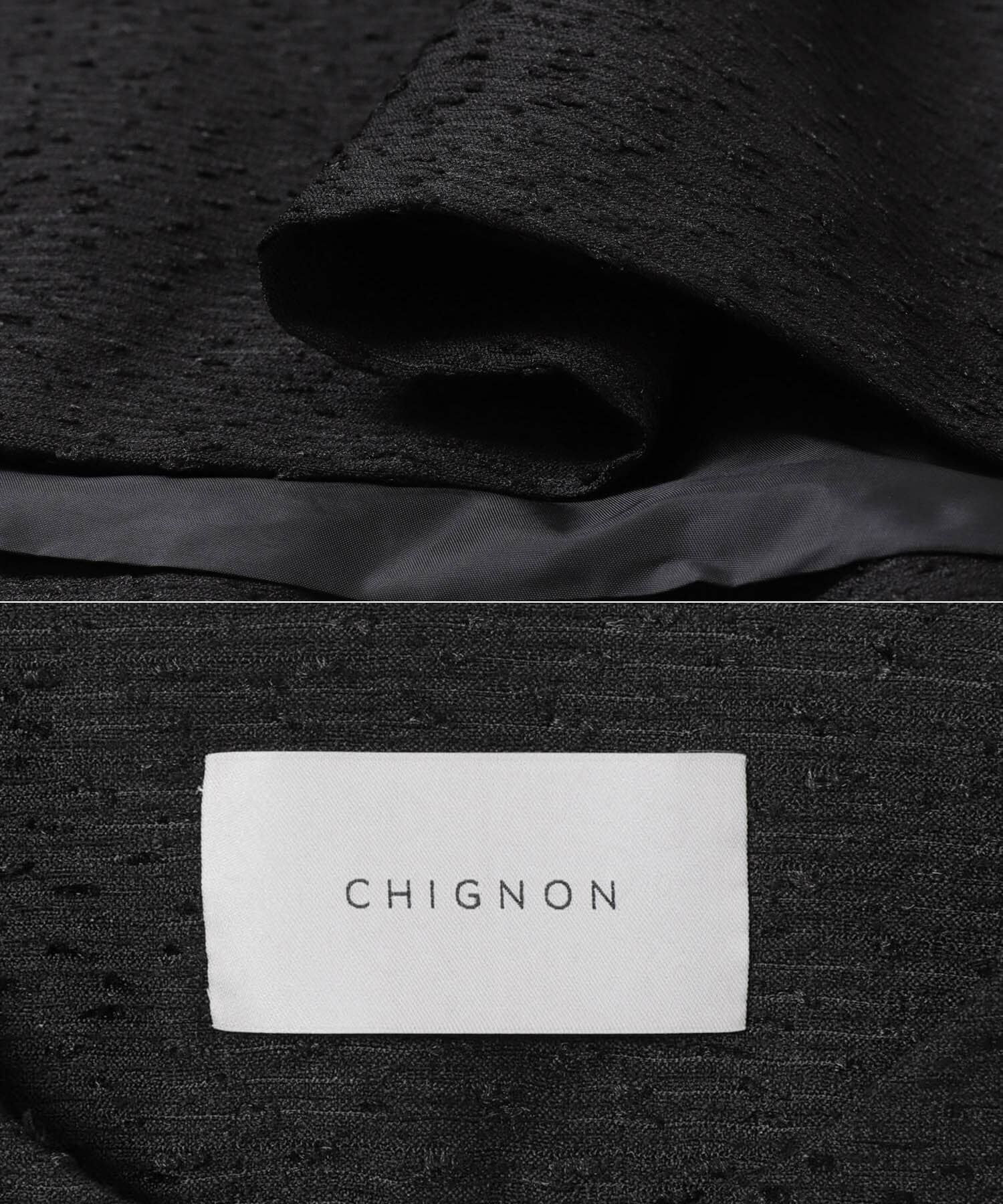 URBAN RESEARCH ROSSO「CHIGNON　ネップツイードコート」|ノーカラーコート|