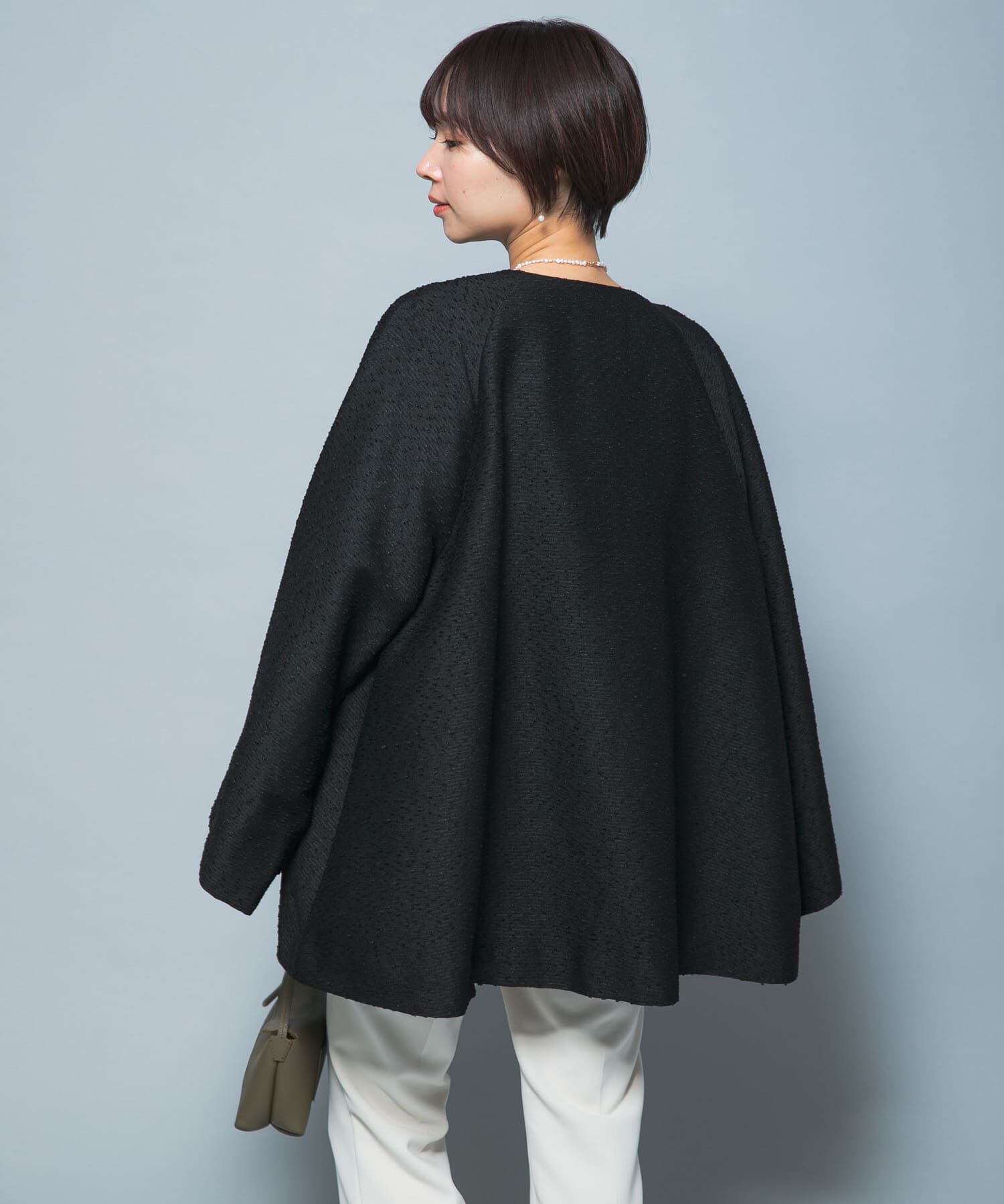 URBAN RESEARCH ROSSO「CHIGNON　ネップツイードコート」|ノーカラーコート|