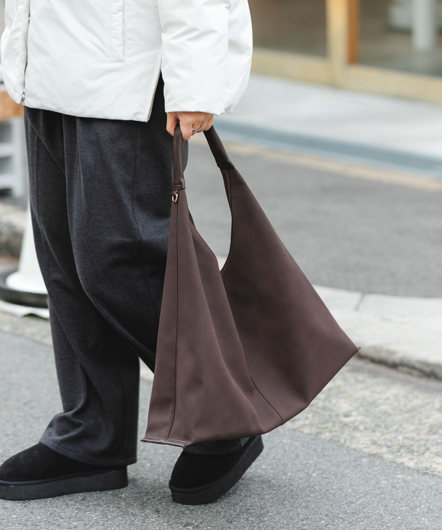 RODE SKO「スエード調ワンハンドルトートバッグ」|トートバッグ|