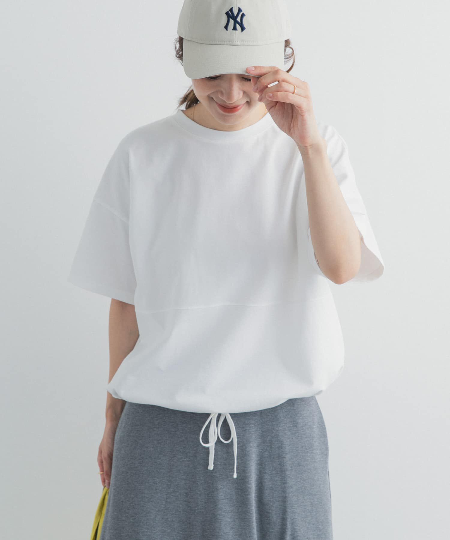 URBAN RESEARCH DOORS「ヘムドロストプルオーバー」|Tシャツ・カットソー|
