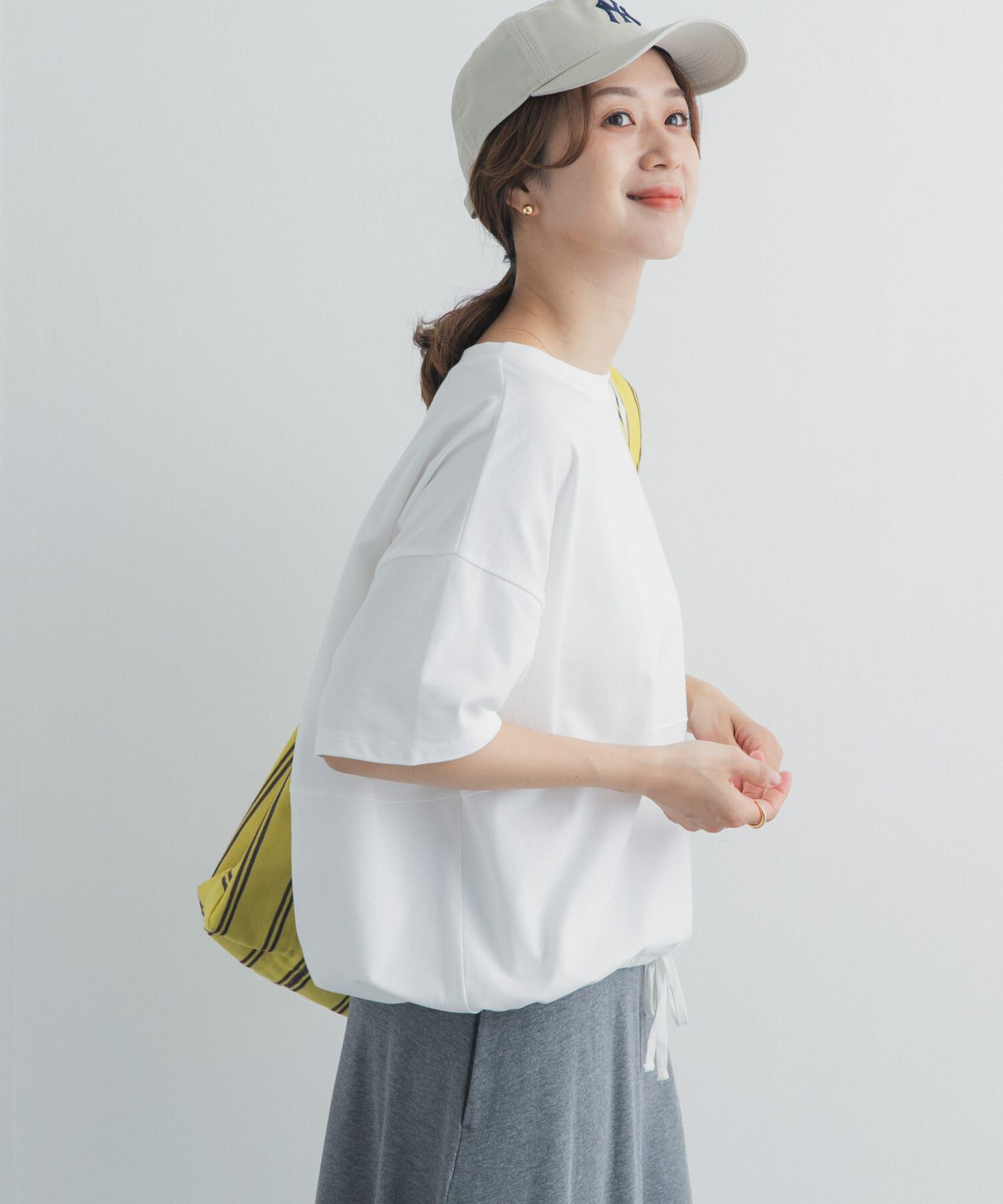 URBAN RESEARCH DOORS「ヘムドロストプルオーバー」|Tシャツ・カットソー|