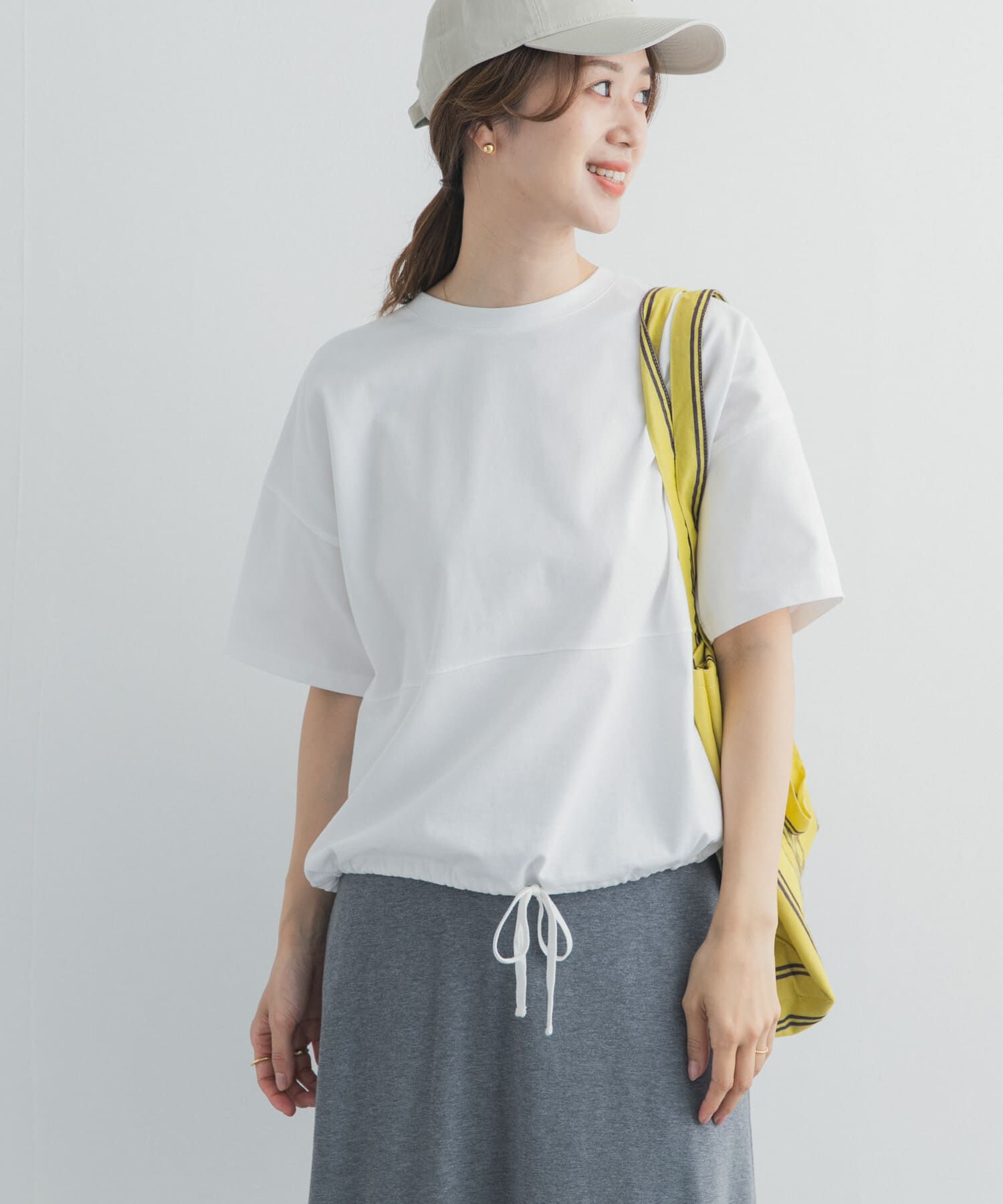 URBAN RESEARCH DOORS「ヘムドロストプルオーバー」|Tシャツ・カットソー|