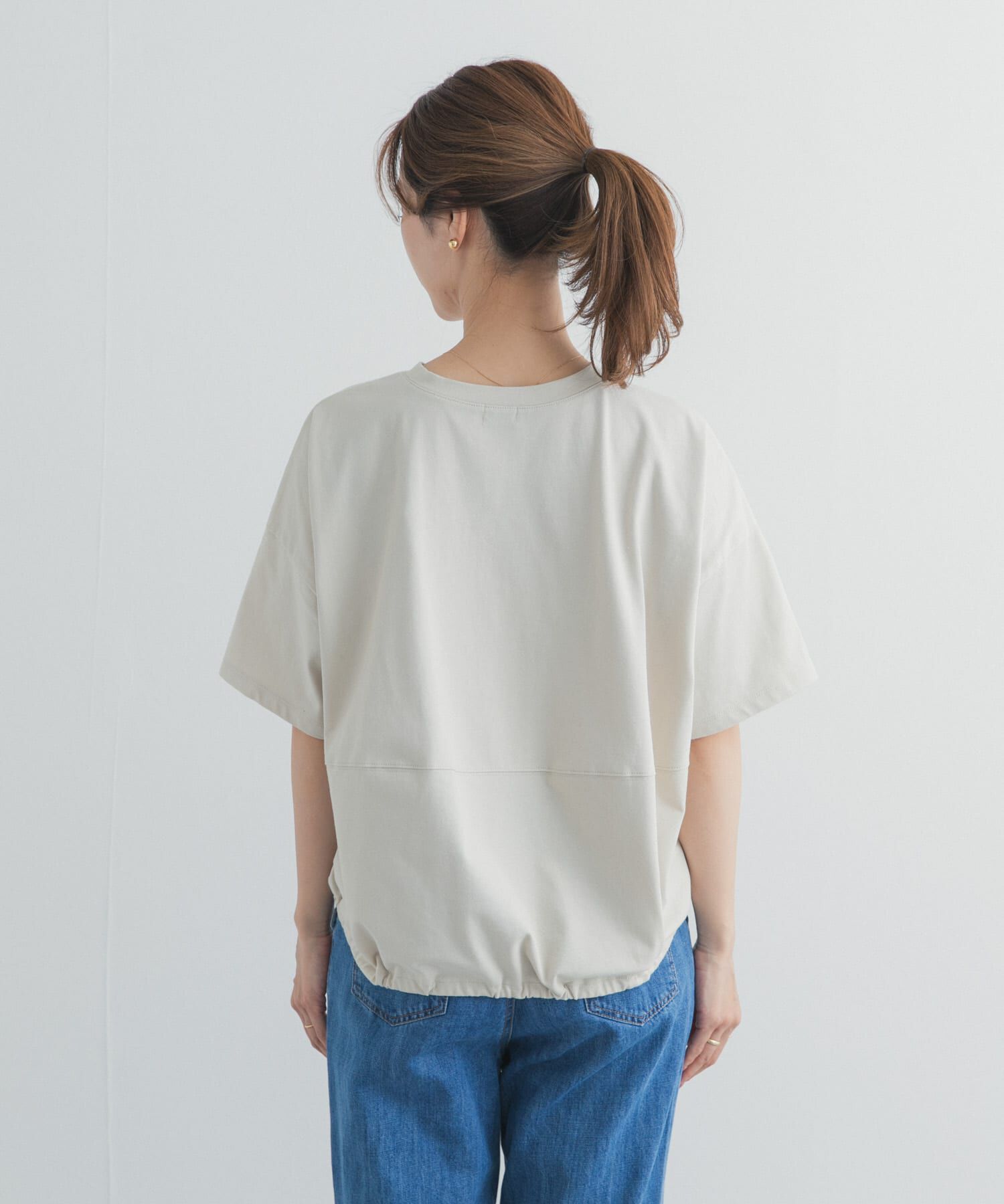 URBAN RESEARCH DOORS「ヘムドロストプルオーバー」|Tシャツ・カットソー|