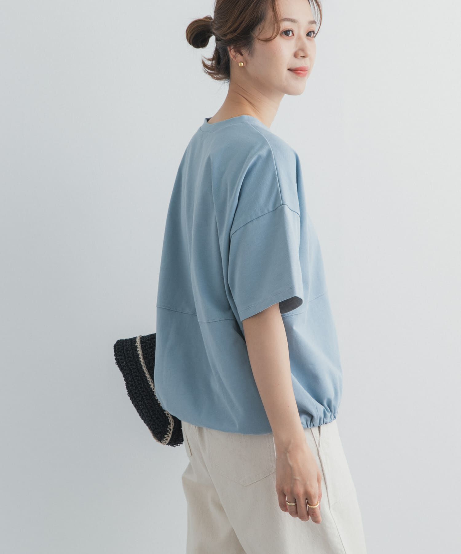 URBAN RESEARCH DOORS「ヘムドロストプルオーバー」|Tシャツ・カットソー|