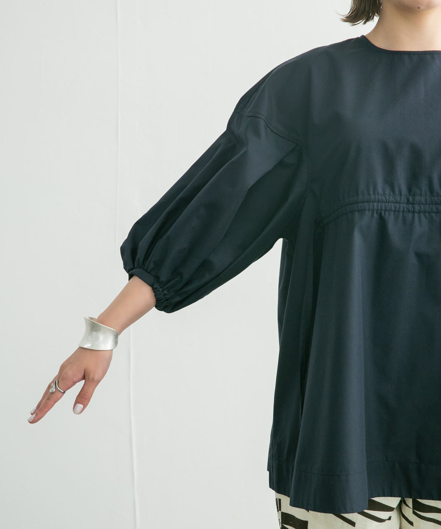  「フロントドロストブラウス」|シャツ・ブラウス|