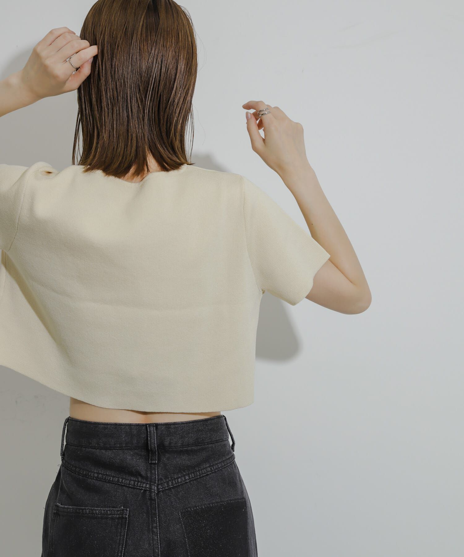 SENSE OF PLACE by URBAN RESEARCH「ハートネックビジューセーター」|ニット・セーター|