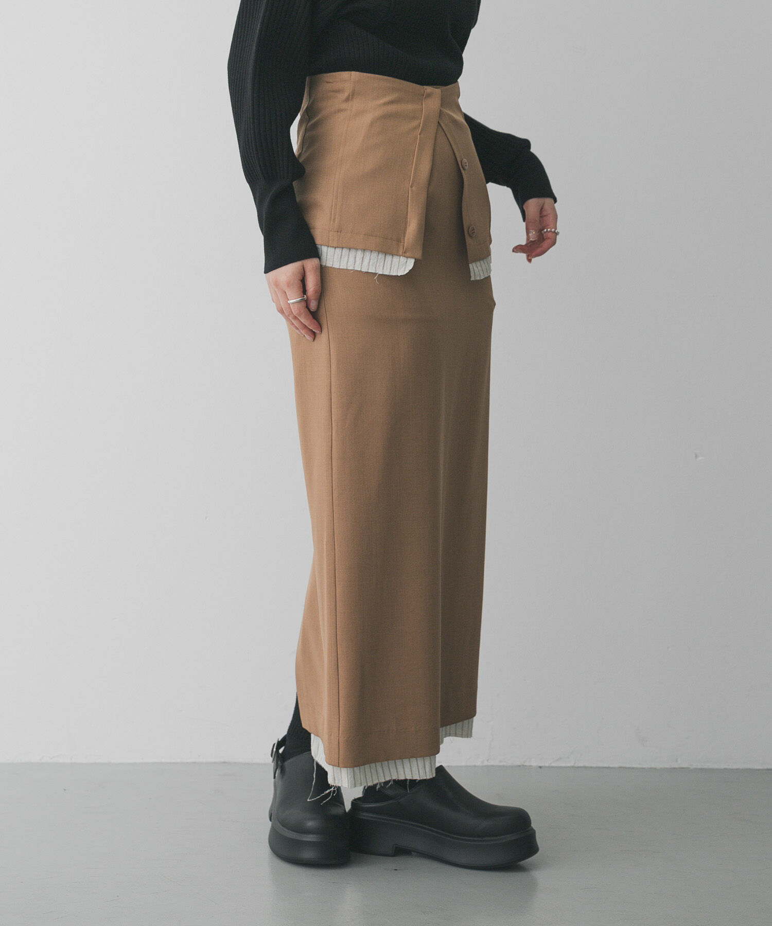 SENSE OF PLACE by URBAN RESEARCH「マルチウェイレイヤードスカート」|スカート|