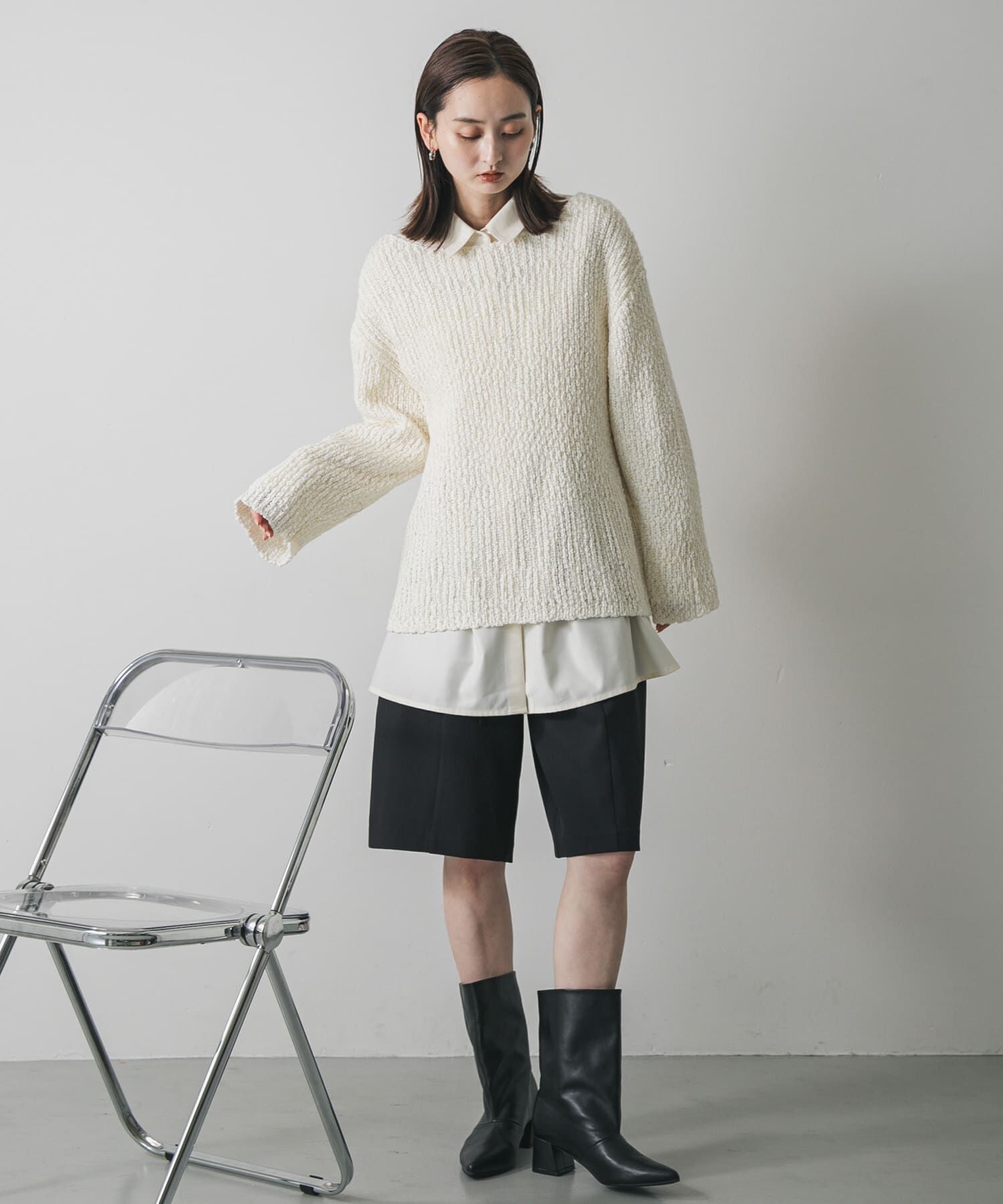 SENSE OF PLACE by URBAN RESEARCH「ポコポコルーズセーター」|ニット・セーター|