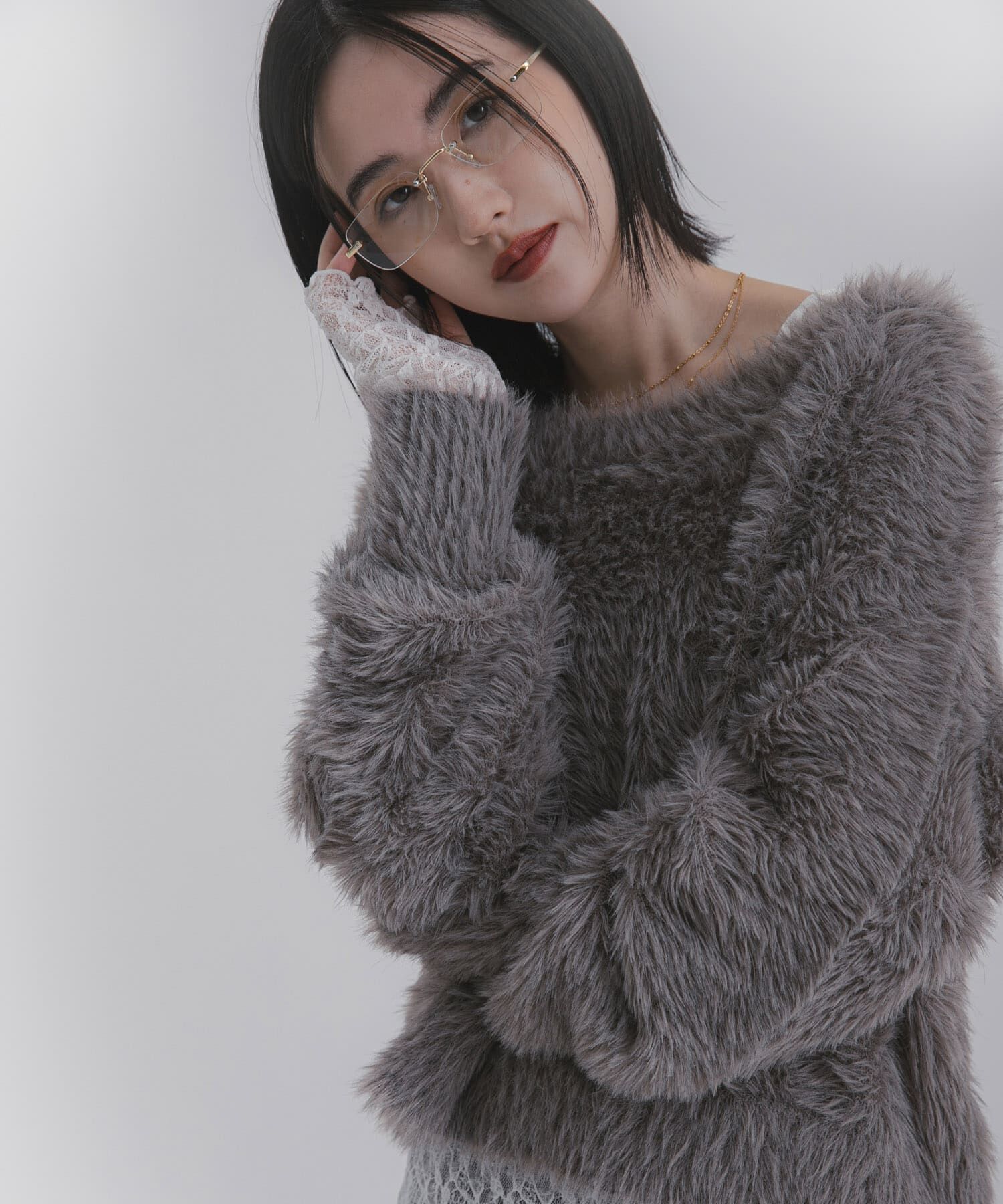 SENSE OF PLACE by URBAN RESEARCH「ミックスシャギーセーター」|ニット・セーター|