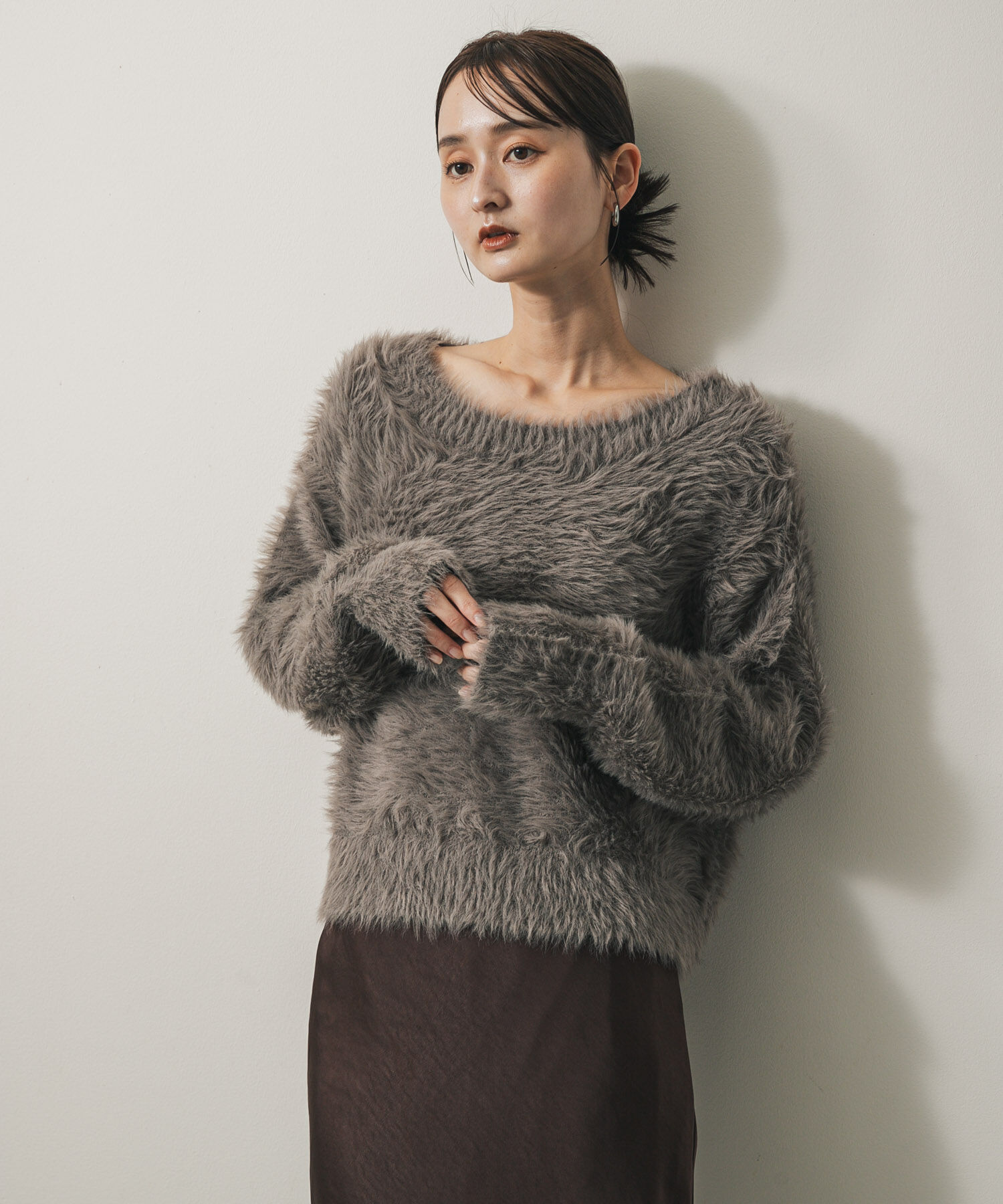 SENSE OF PLACE by URBAN RESEARCH「ミックスシャギーセーター」|ニット・セーター|