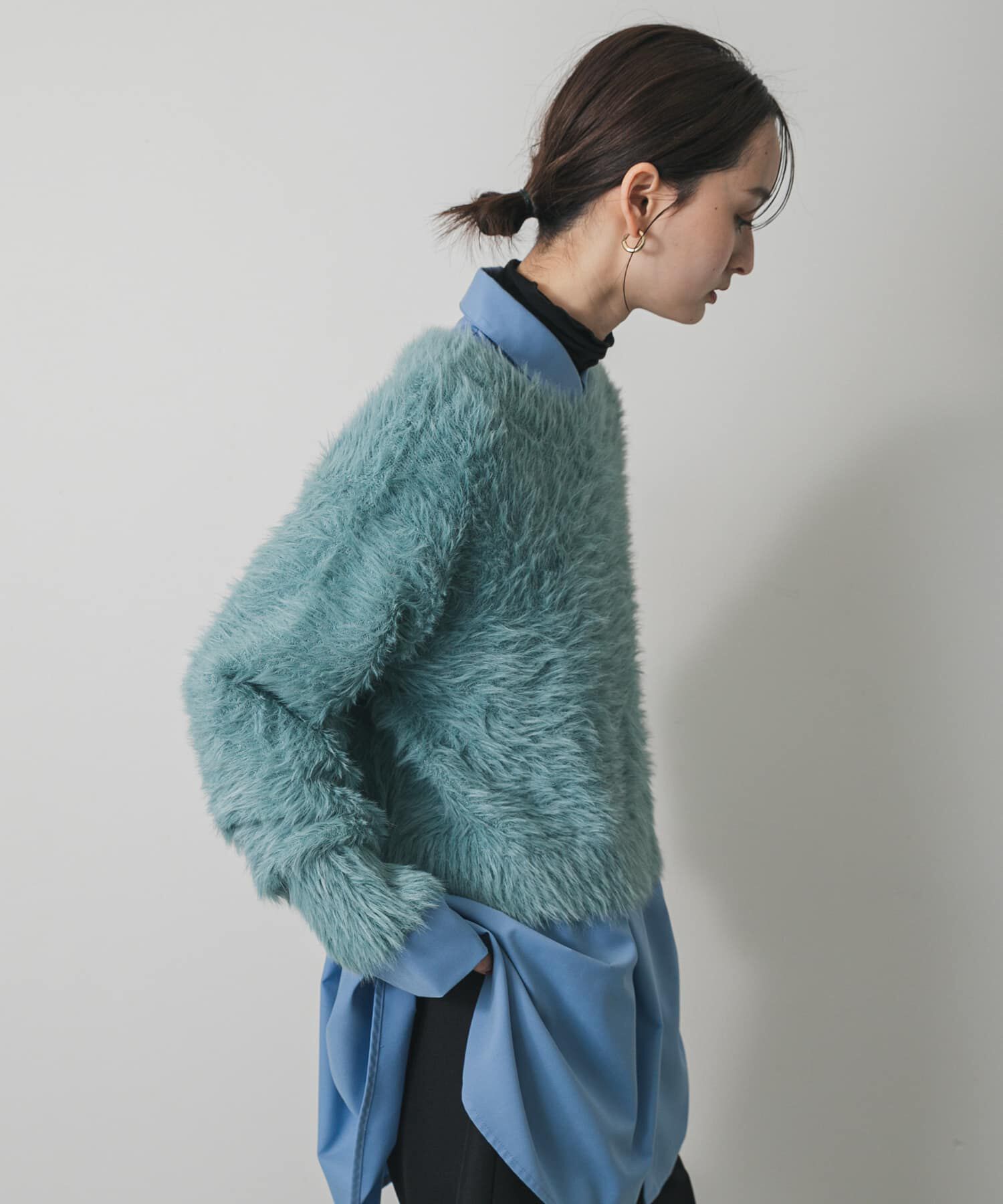 SENSE OF PLACE by URBAN RESEARCH「ミックスシャギーセーター」|ニット・セーター|