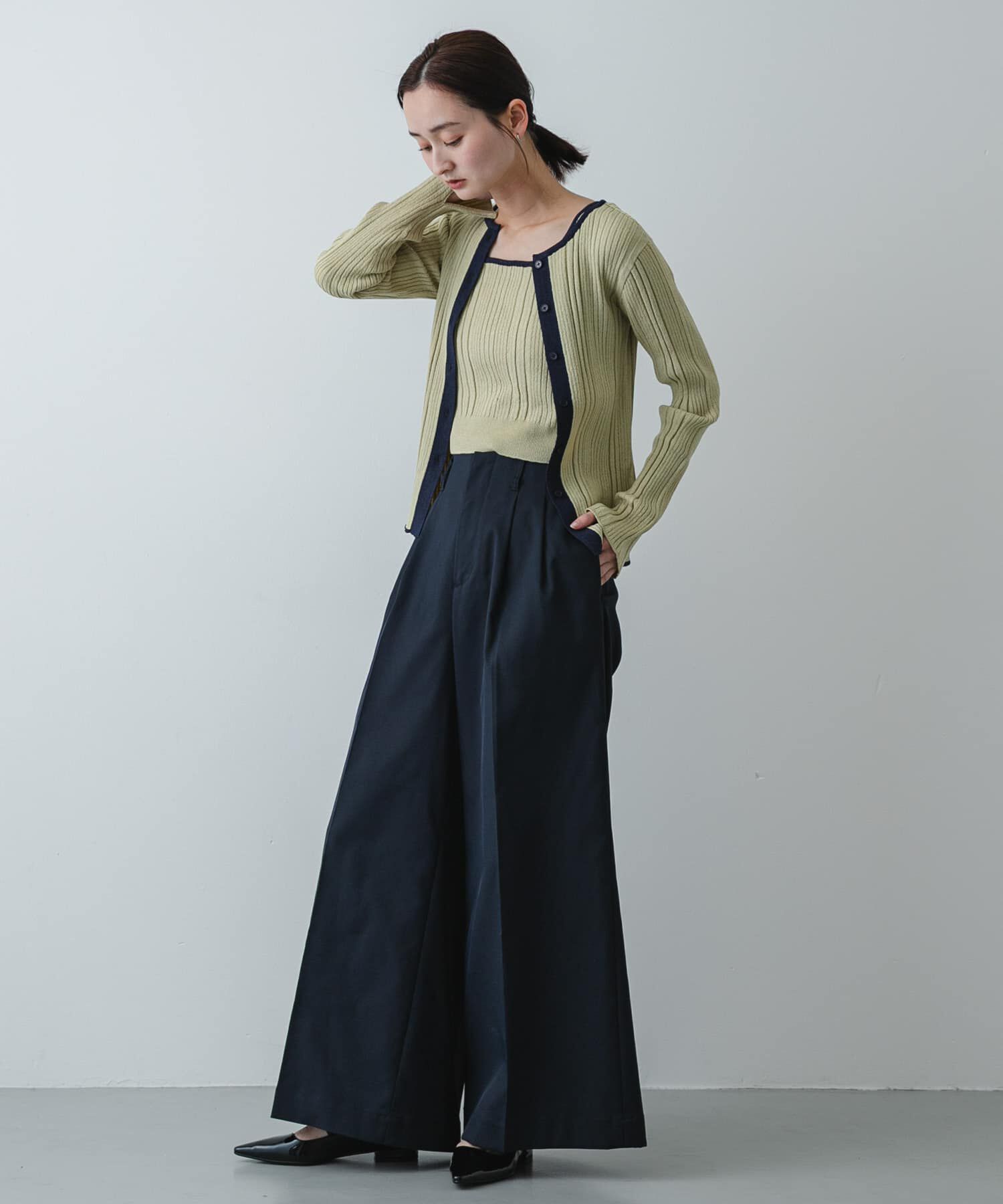 SENSE OF PLACE by URBAN RESEARCH「『洗濯可』2WAYニットアンサンブル」|ニット・セーター|