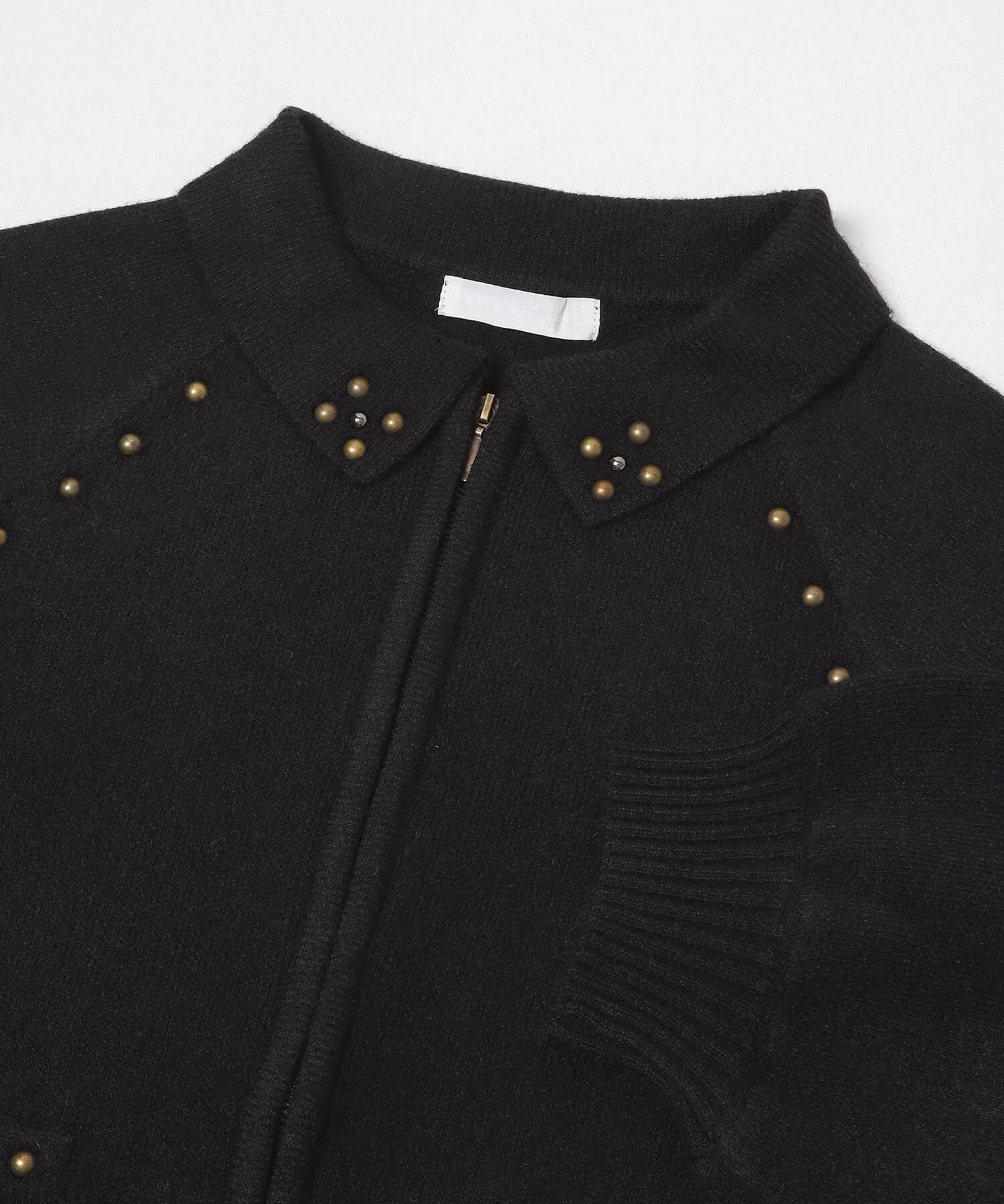 SENSE OF PLACE by URBAN RESEARCH「『洗濯可』スタッズデザインカーディガン」|カーディガン|