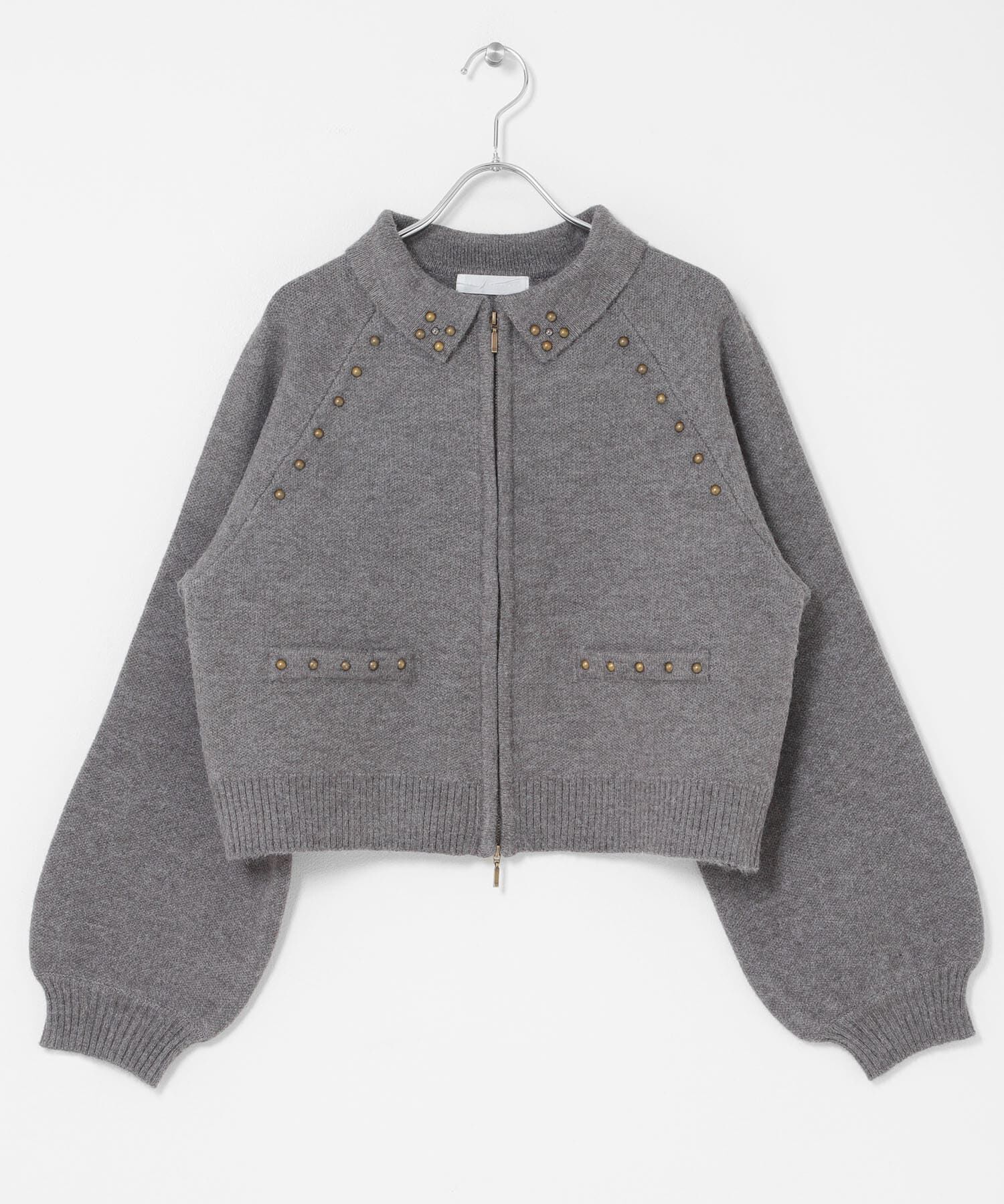 SENSE OF PLACE by URBAN RESEARCH「『洗濯可』スタッズデザインカーディガン」|カーディガン|