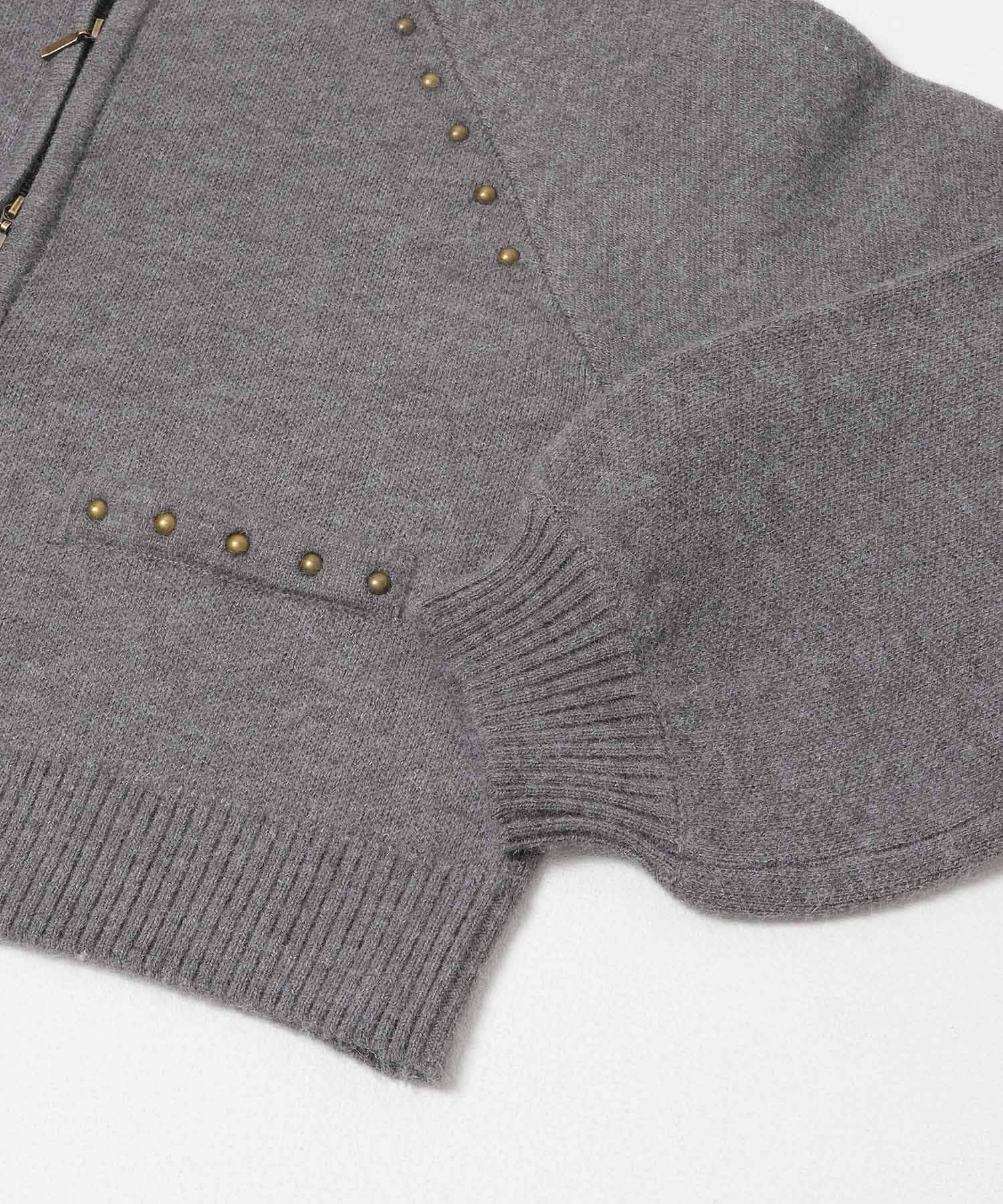 SENSE OF PLACE by URBAN RESEARCH「『洗濯可』スタッズデザインカーディガン」|カーディガン|