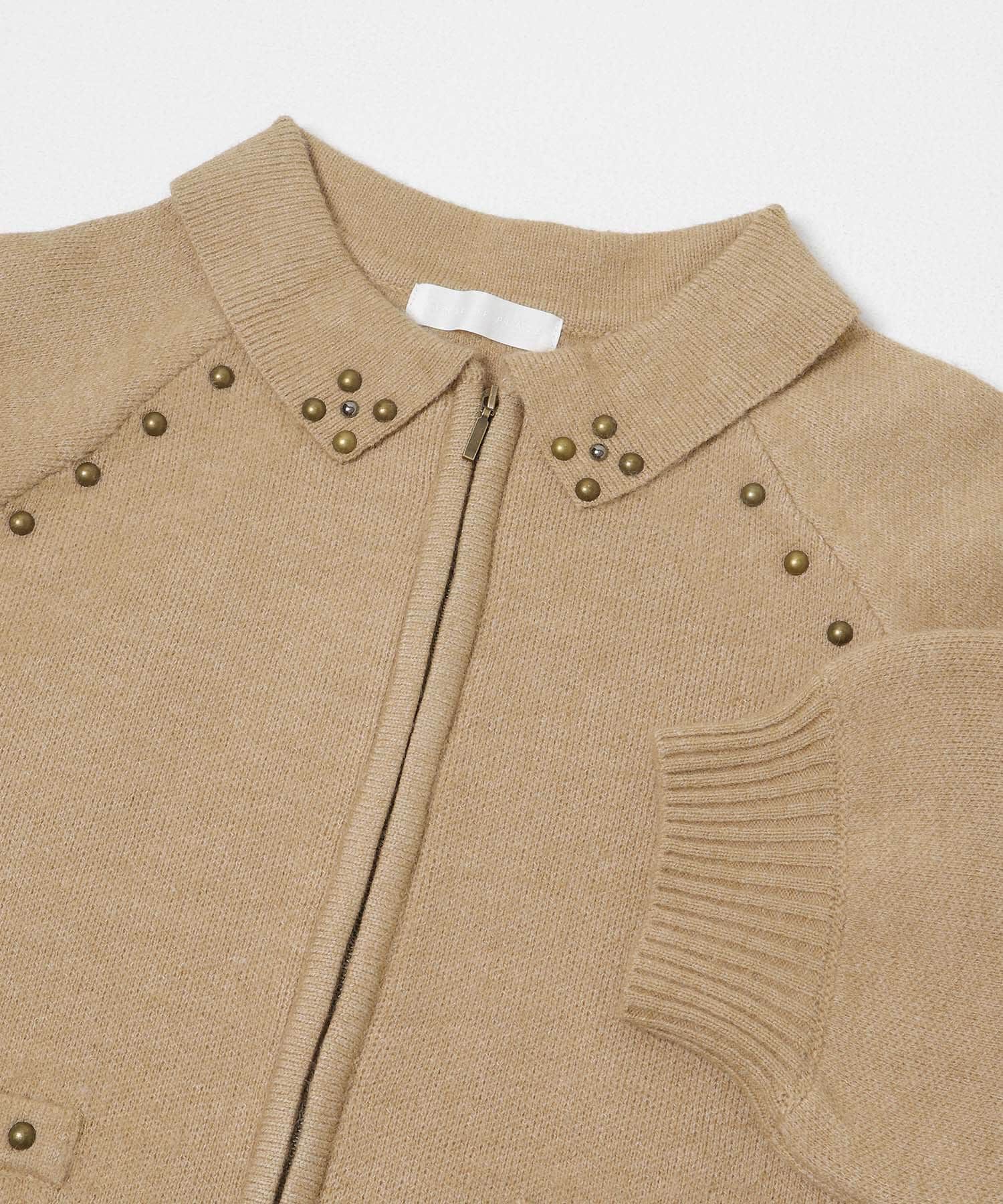 SENSE OF PLACE by URBAN RESEARCH「『洗濯可』スタッズデザインカーディガン」|カーディガン|