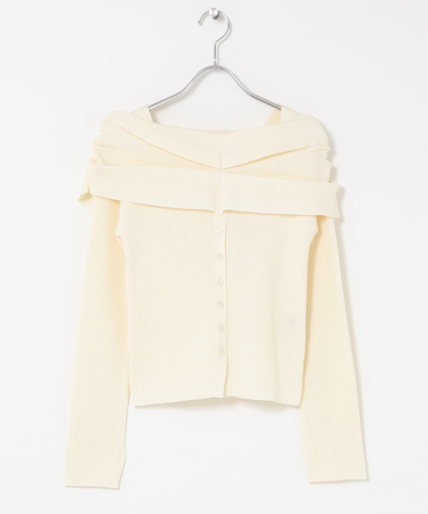 SENSE OF PLACE by URBAN RESEARCH「『洗濯可/防花粉』SKINProofオフショルセーター」|ニット・セーター|