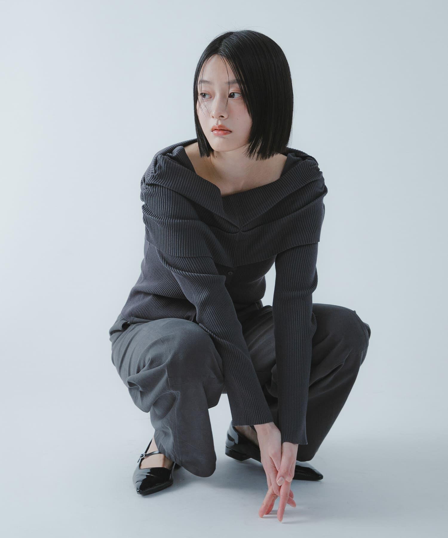 SENSE OF PLACE by URBAN RESEARCH「『洗濯可/防花粉』SKINProofオフショルセーター」|ニット・セーター|