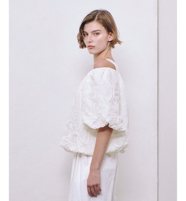 allureville「クリンクルワッシャーオフショルブラウス」|シャツ・ブラウス|