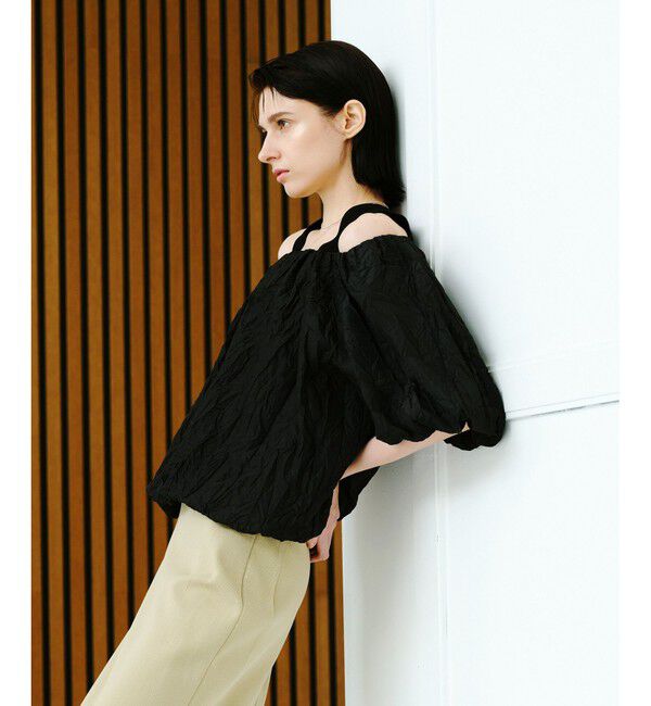 allureville「クリンクルワッシャーオフショルブラウス」|シャツ・ブラウス|