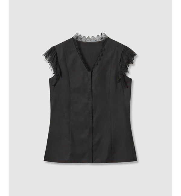 allureville「レースカラーブラウス」|シャツ・ブラウス|