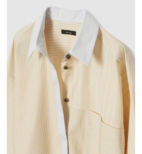 allureville「〈WEB・一部店舗別注〉クレイジーストライプシャツ」|シャツ・ブラウス|