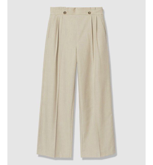 allureville「ウェストタックデザインパンツ」|チノ|