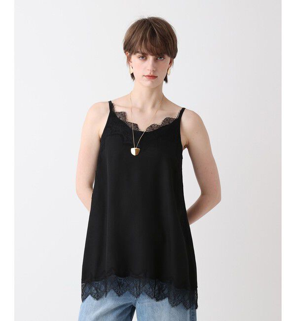 allureville「レースキャミ」|シャツ・ブラウス|ブラック